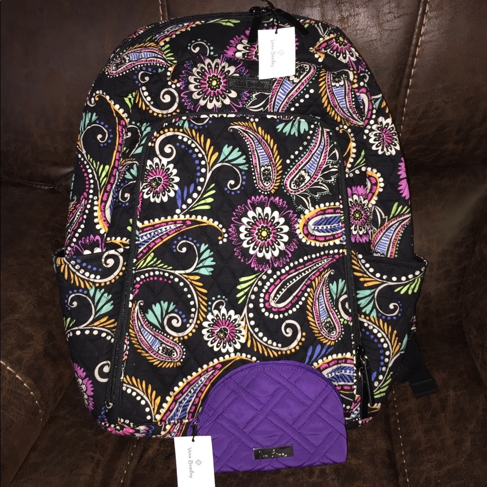 Vera Bradley Bookbag and Matching Mini Bag